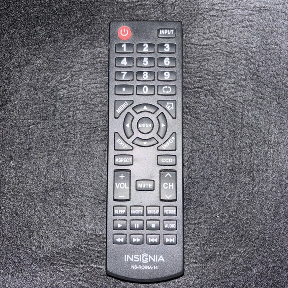 Insignia Other - Insignia Remote Control NS-RC4NA-14 for Select Insignia TVs Black